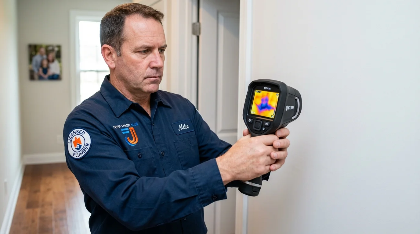 Thermal imaging leak detection by Johns Plumbing LLC in Paris
